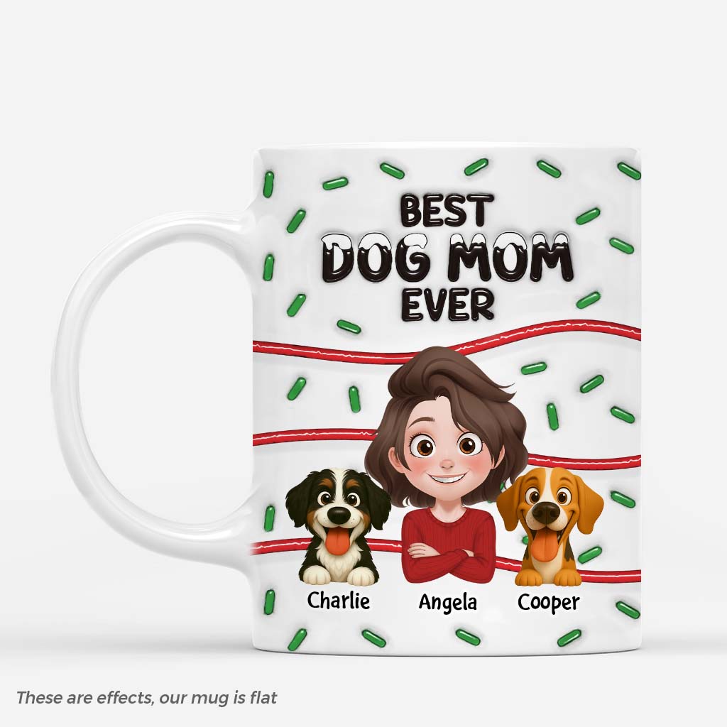 6411MUS1 3d printing effect best dog mom ever mug personalized dog and owner mug 6411M6MAD