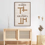 6416CUS1 first dad now grandpa canvas personalized crossword gifts 6416C6VNB_3