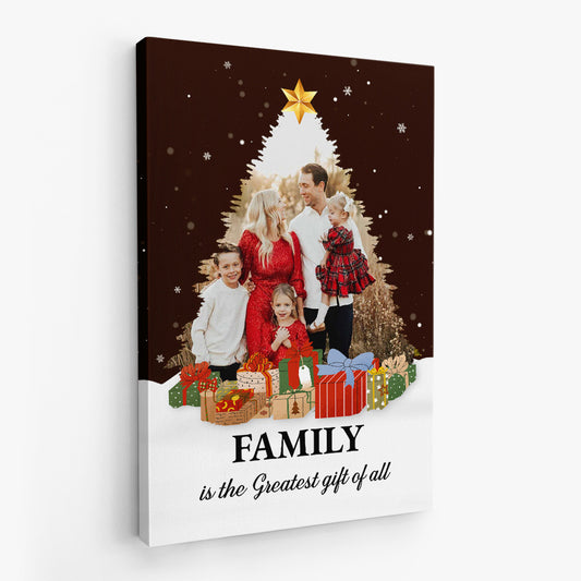 6419CUS2 family photo canvas personalized christmas gifts for family 6419C6HAI