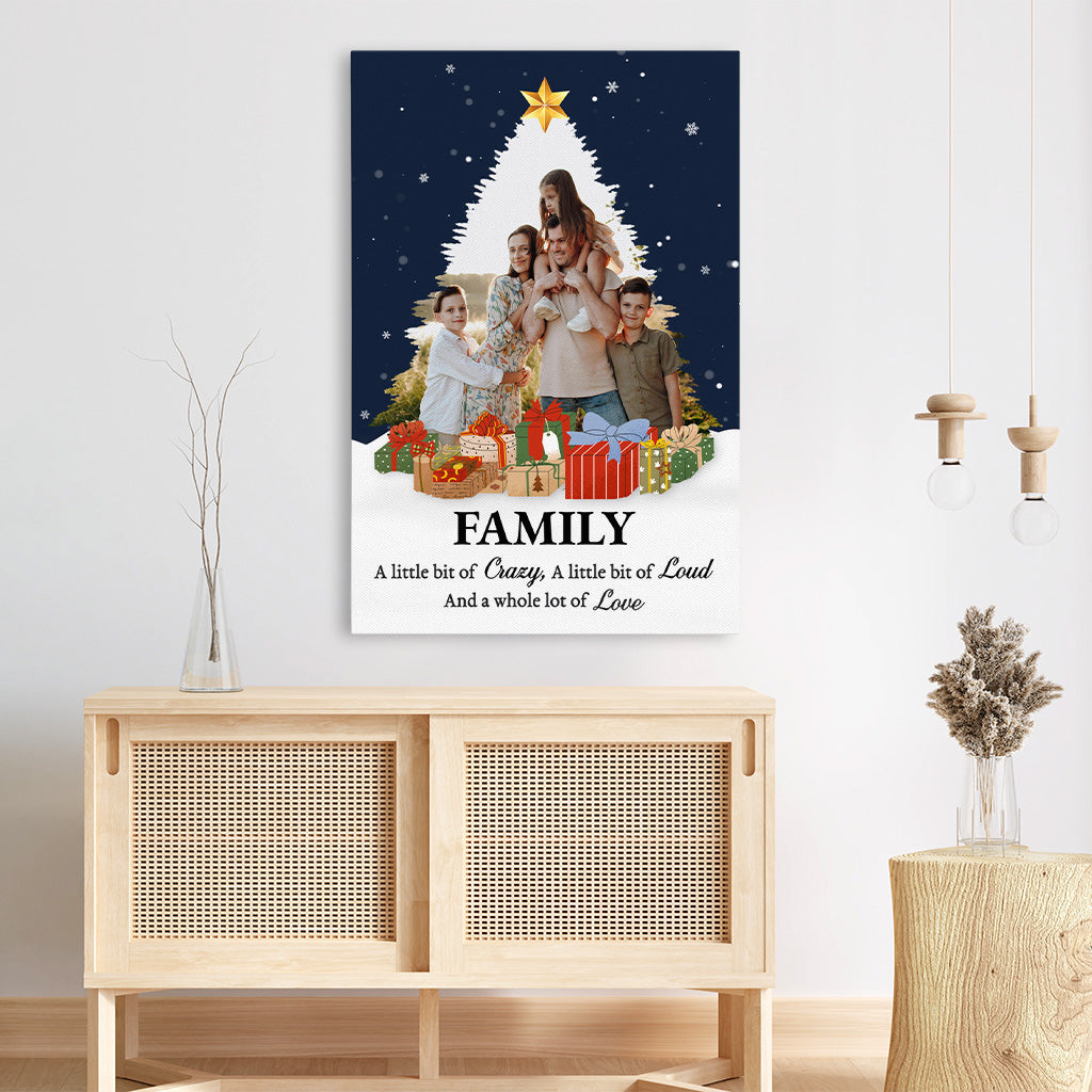 6419CUS3 family photo canvas personalized christmas gifts for family 6419C6HAI