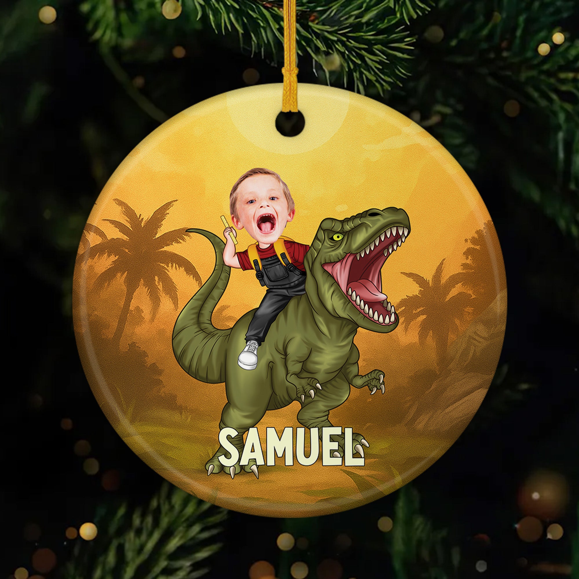 6425OUS1 ceramic dinosaur christmas ornament_ custom gifts for son daughter 6425O6ZNK_21362f03 7fd4 4018 9a3a b951b45c5b01