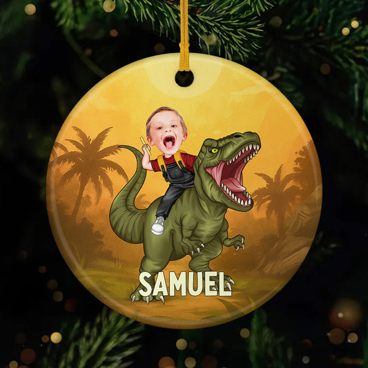 6425OUS1 ceramic dinosaur christmas ornament_ custom gifts for son daughter 6425O6ZNK_21362f03 7fd4 4018 9a3a b951b45c5b01