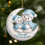 6434OUS1 3d printing effect acrylic snowman ornaments custom xmas gifts for mom grandma 6434O8LNA_1