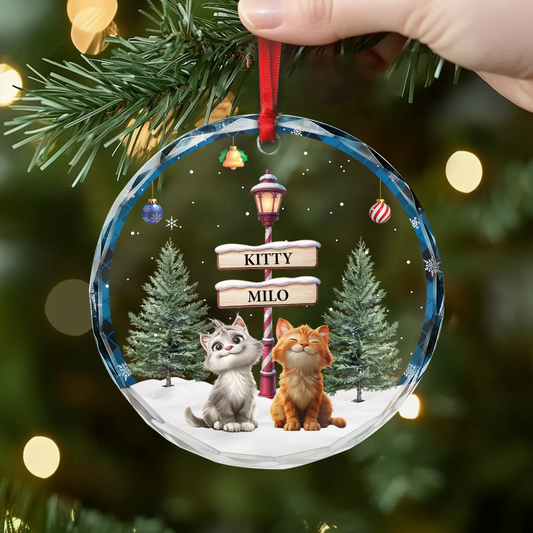 6439OUS2 personalized glass christmas ornaments gifts for cat lovers 6439O8H5D_86e32209 5495 492c 9a3a 50a3d04ebd40