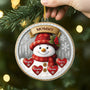 6451OUS2 3d printing effect custom acrylic snowman ornaments christmas gifts for mom grandma 6451O8QMA