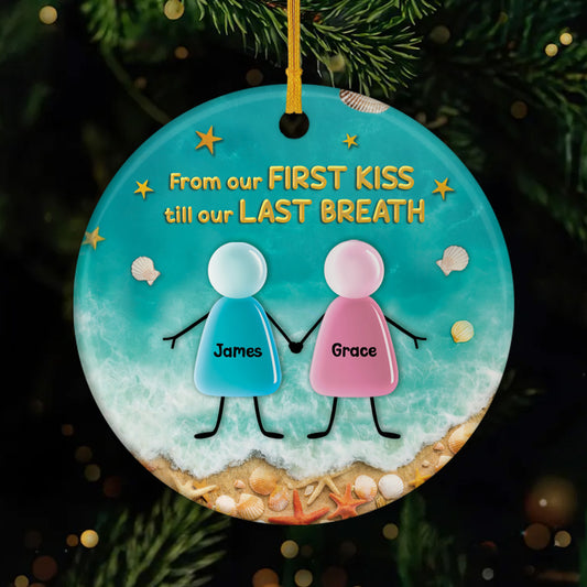 6463OUS1 ceramic sea glass ornaments_ custom christmas gifts for couples 6463OTVQG