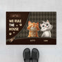 6464DUS1 we rule the house cat doormat personal gifts for cat lovers 6464D6V5D