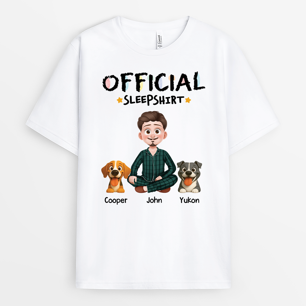 6474AUS1 official sleep shirt dog customized dog shirts for humans 6474A3T0C
