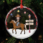 6475OUS1 glass horse christmas ornament custom horse gifts for women 6475O3V0U