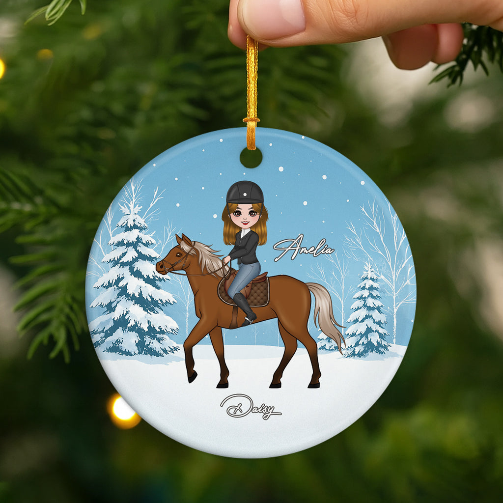 6476OUS2 ceramic horse christmas ornament custom horse gifts for women 6476O3Q0U_d7bd1f4e 04d9 45a1 a0ad 2806b4b483b4