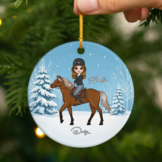 6476OUS2 ceramic horse christmas ornament custom horse gifts for women 6476O3Q0U_d7bd1f4e 04d9 45a1 a0ad 2806b4b483b4