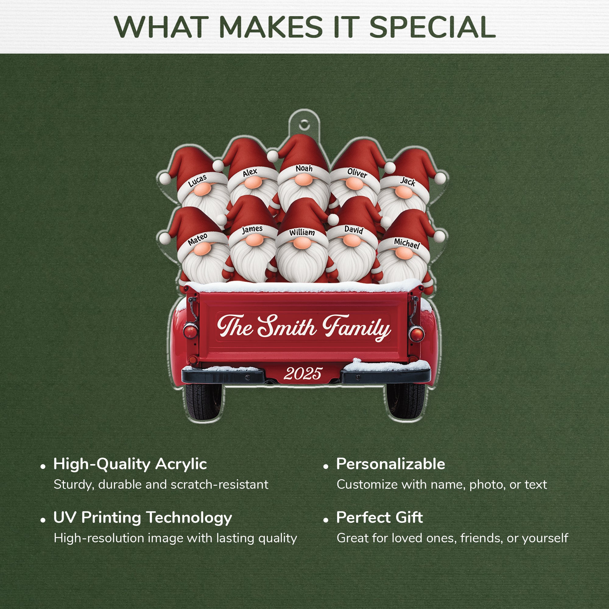 6482OUS4 3d printing effect acrylic gnome family ornament_ custom christmas gifts 6482O8VZI