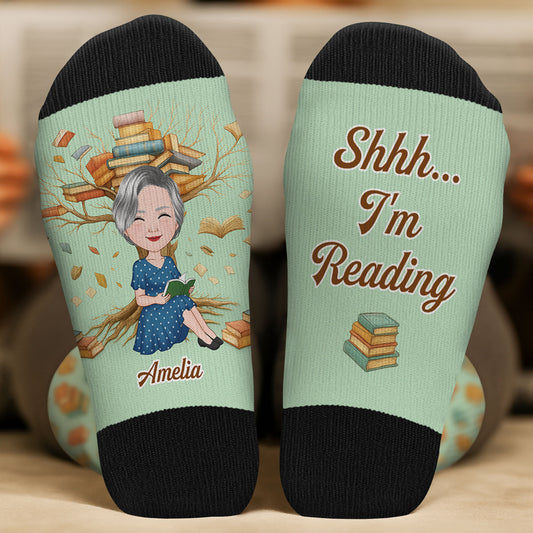 6485JUS2 personalized reading socks_ unique gifts for book lovers 6485J8VTA