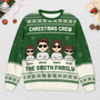 6488WUS2 personalised christmas crew ugly christmas sweaters for family 6488W