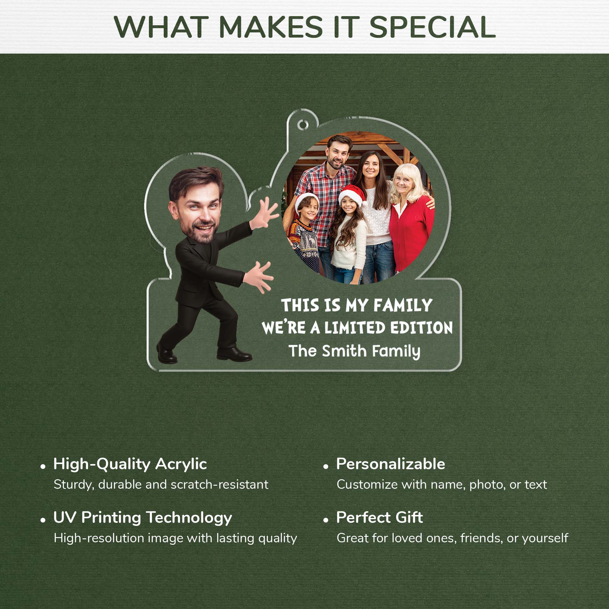 6491OUS4 custom acrylic photo ornaments funny family christmas gifts_ 6491O8VZI