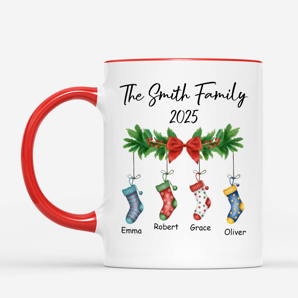 6497MUS2 personalized christmas mugs with names matching family gifts 6497M3KZI