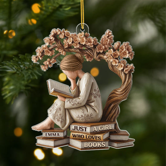 6504OUS1 3d printing effect acrylic book lover ornament_ christmas gifts for her 6504O3TZA