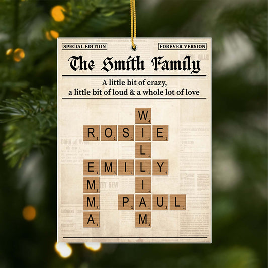 6506OUS1 acrylic family crossword puzzle ornament custom christmas gifts 6506O3LWI_1_1c93f927 4912 442e a87a 8028be9bab48