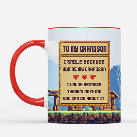 6514MUS2 to my grandson mug personalized gifts from grandparents_ 6514MTPMB_ecf78796 0591 42c8 acfb 7d0fe08abeb3