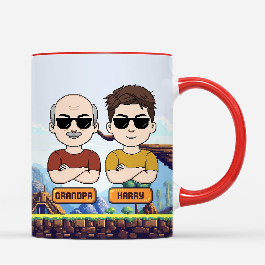 6514MUS3 to my grandson mug personalized gifts from grandparents_ 6514MTPMB