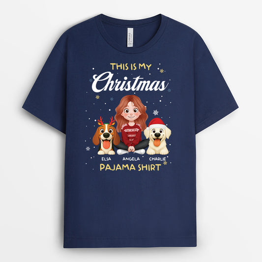 6529AUS1 custom dog shirts for humans this is my christmas pajama shirt 6529ATTQC