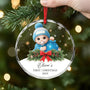 6533OUS2 glass babys first christmas ornament personalized baby gifts 6533OKV5K