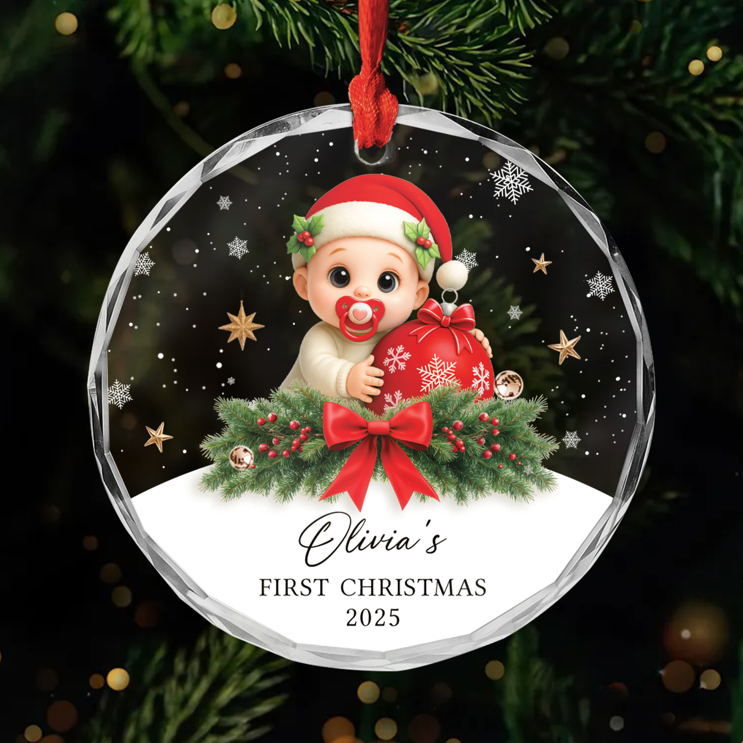 6534OUS1 glass babys 1st christmas ornament baby personalized gifts 6534OKT5K