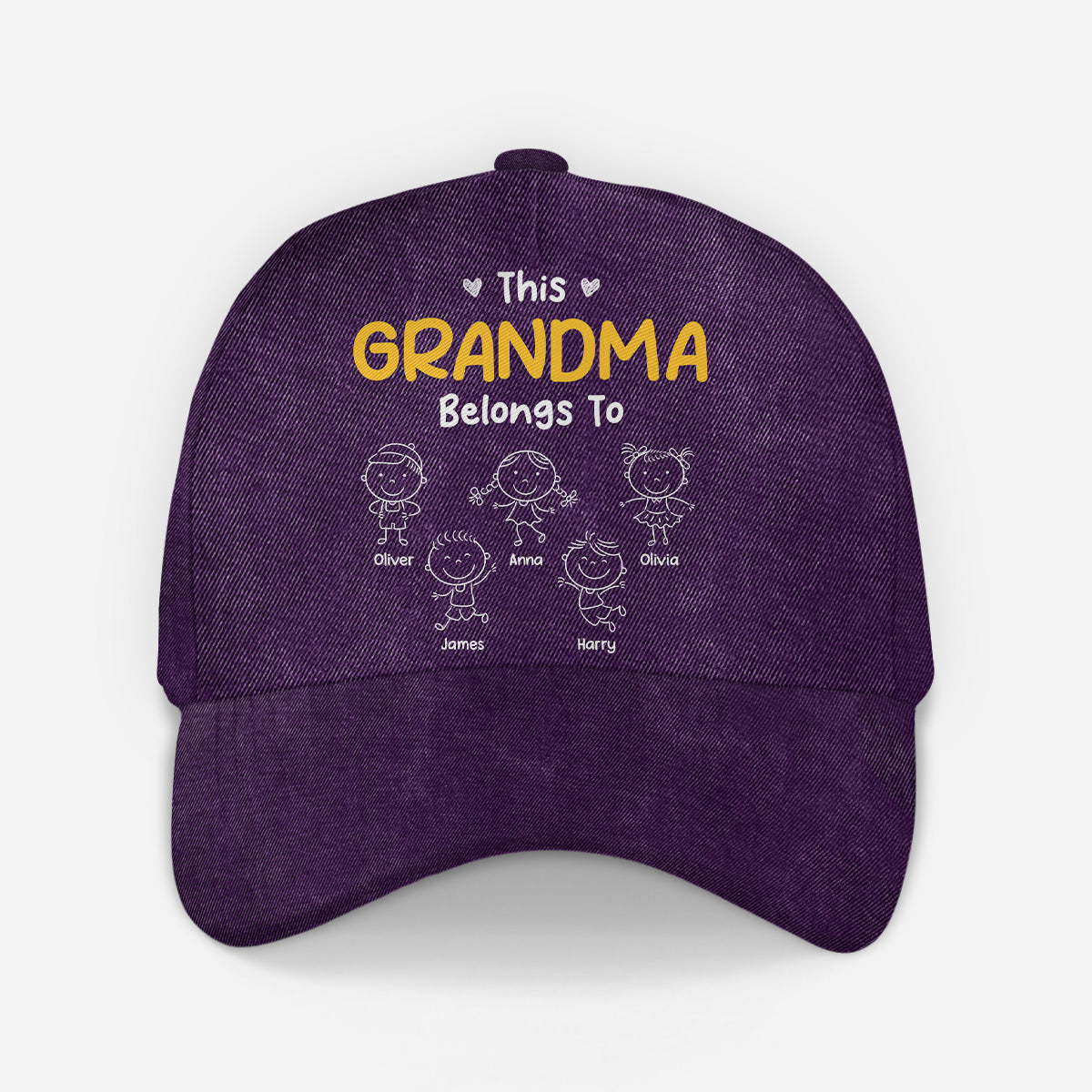 6537JUS2 this grandpa belongs to cap personalized gifts for grandparents 6537JTSTB