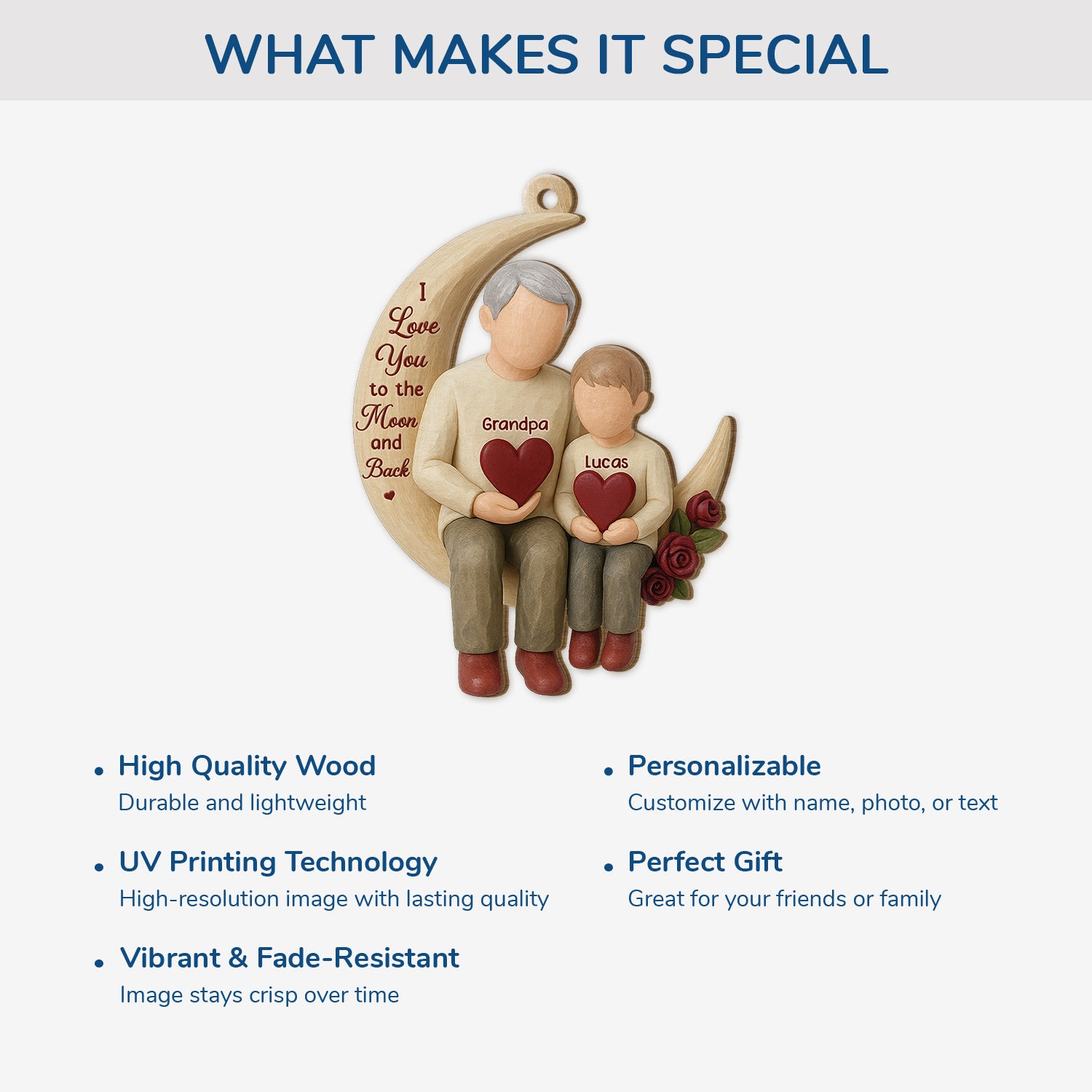 6550OUS1 3d printing effect custom 1 layered wooden ornaments christmas gifts for grandma grandpa 6550O6LZB_4