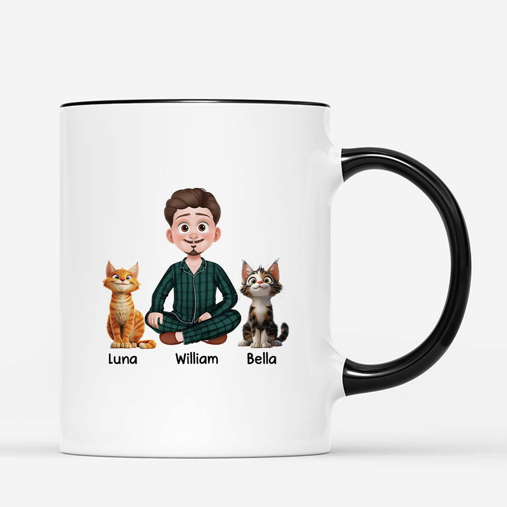 6555MUS3 love is a four legged word mug_ custom gifts for cat lovers 6555M6TTD