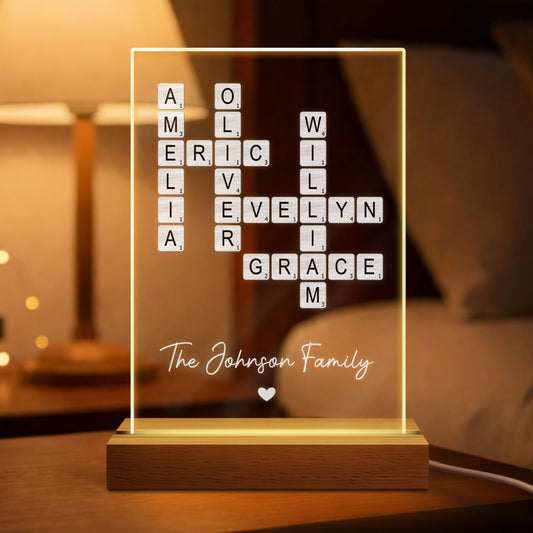 6560LUS1 crossword night light with names custom gifts for the whole family 6560lcvai_2