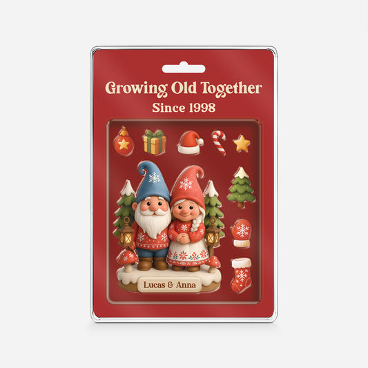 6566RUS1 custom acrylic plaques couples christmas gifts growing old together since 6566RKVZG