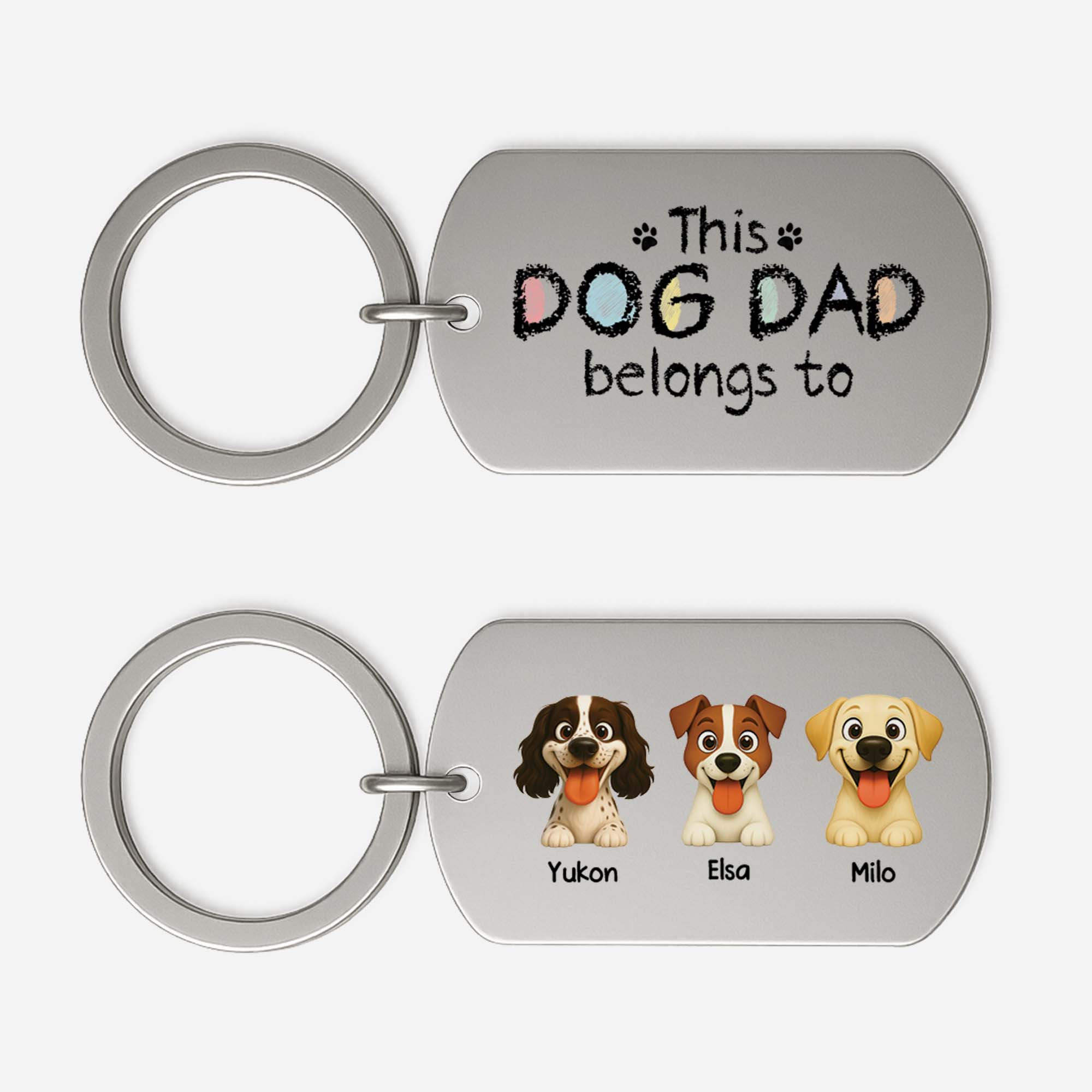 6577JUS1 custom metal dog keychain_ unique gifts for dog owners 6577J8T5C