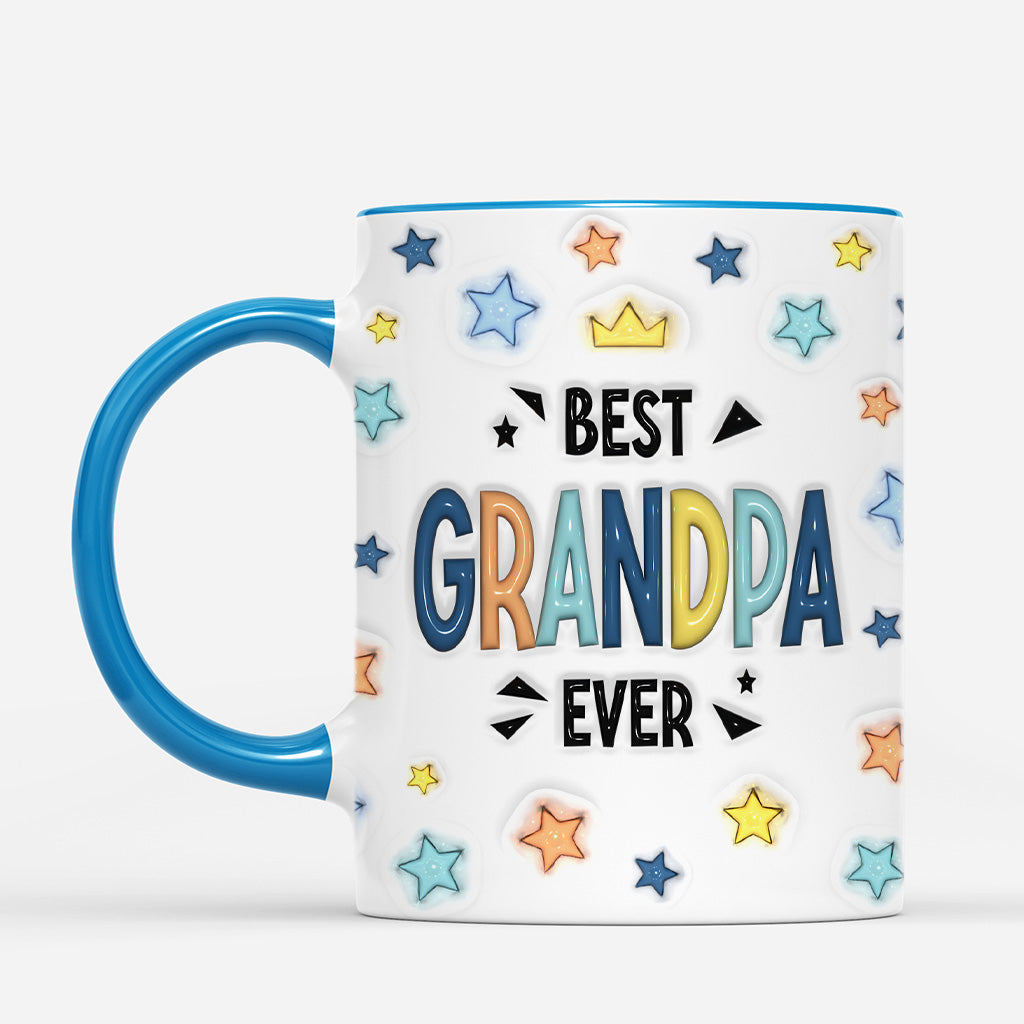 6580MUS2 3d printing effect best grandma ever mug with kids faces_ custom gifts for grandparents_ 6580M8YMA