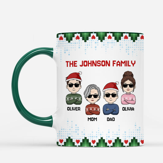 6587MUS2 personalized family mugs christmas gifts for family 6587M3KCI