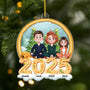6597OUS1 3d printing effect personalized acrylic family christmas ornaments with pets_ 6597OTYCI