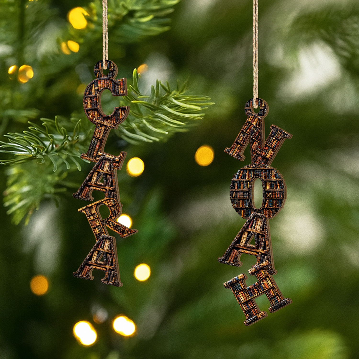 6599OUS2 3d printing effect 1 layered wooden letter ornaments custom book lovers christmas gifts_ 6599O6M5A_4de689e8 b215 4a83 9c60 04553d1476fc