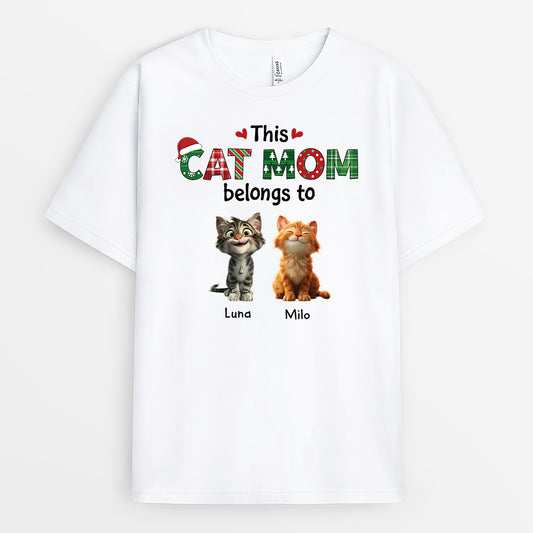 6605AUS1 personalized cat mom t shirt christmas gifts for cat lovers 6605AKM5D