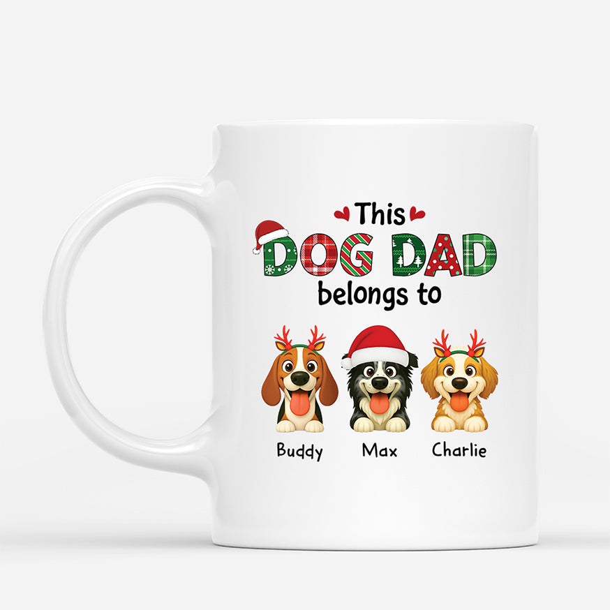 6605MUS1 personalized christmas mugs christmas gifts for dog dads 6605MKV5C
