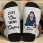 6606JUS2 shhh im reading socks_ personalized gifts for bookworms 6606J