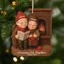 6608OUS1 3d printing effect custom 1 layered wooden ornaments christmas gifts for old couples 6608OKM5G