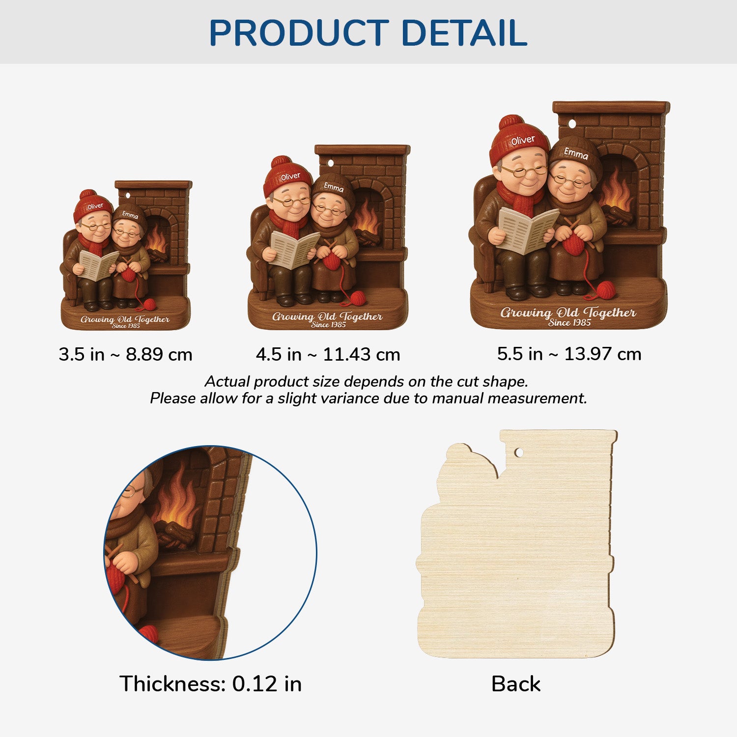 6608OUS3 3d printing effect custom 1 layered wooden ornaments christmas gifts for old couples 6608OKM5G_74d8e30d 4e9b 4705 8e9f 7ddd23535d51