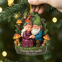 6612OUS2 3d printing effect acrylic gnome christmas ornaments personalized gifts for couples 6612O3VNG