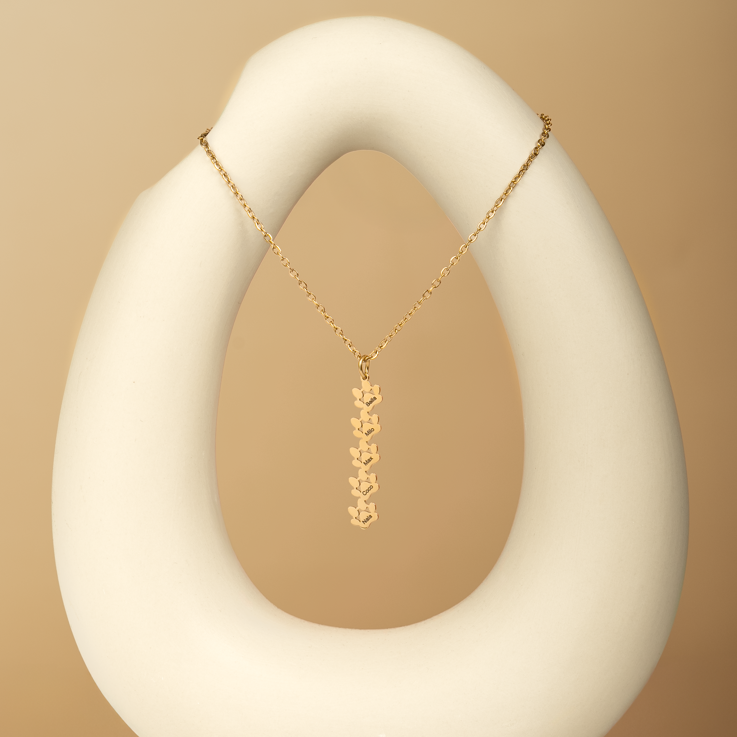 6621JUS1 paw print necklace with name_ personalized gifts for pet lovers 6621J0L5A_2