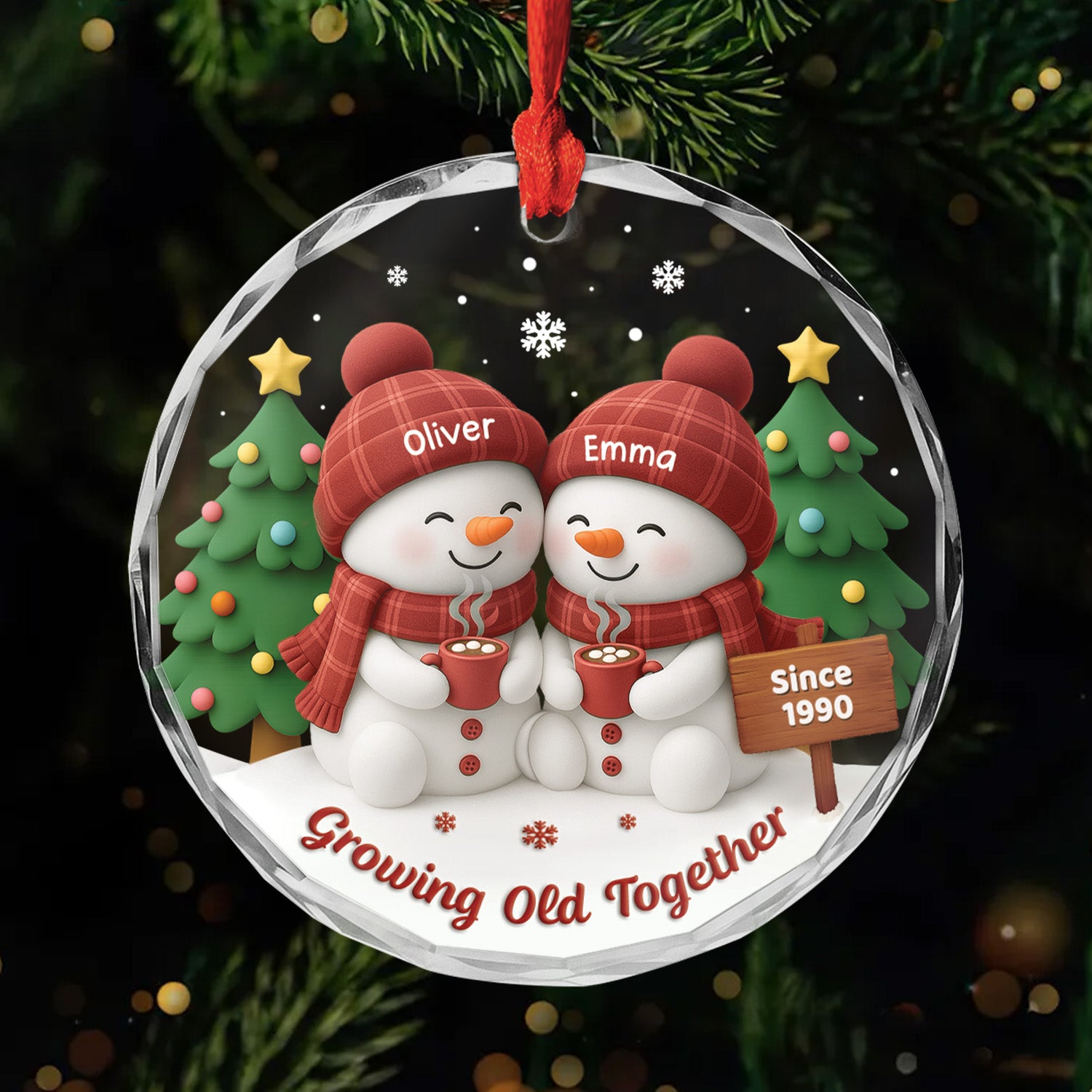 6623OUS1 glass snowman ornament_ personalized christmas gift for couples 6623OKZTG_65398cec 3e71 4e52 81ca 08a029c6fca2
