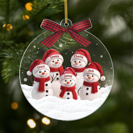 6624OUS1 acrylic snowman ornament_ personalized christmas gift for family 6624O3ZAI