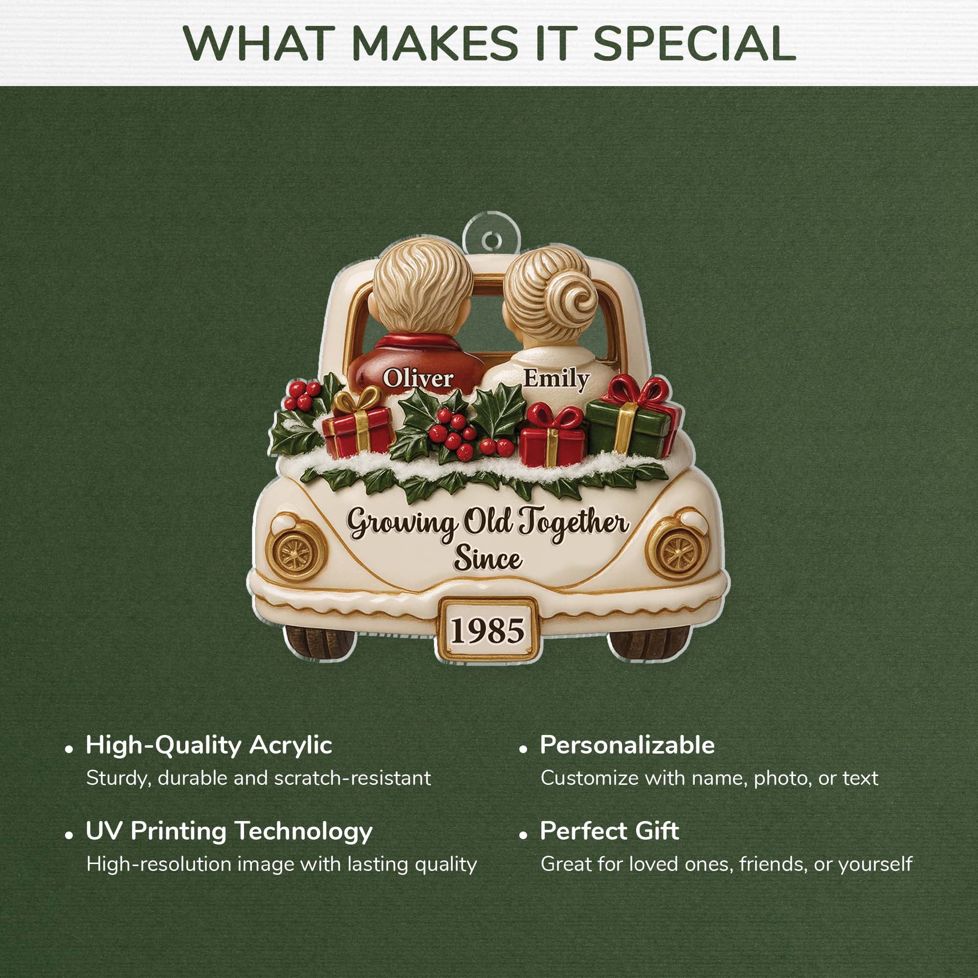 6637OUS4 3d printing effect acrylic together since ornament_ custom couples xmas gift 6637O3P5G