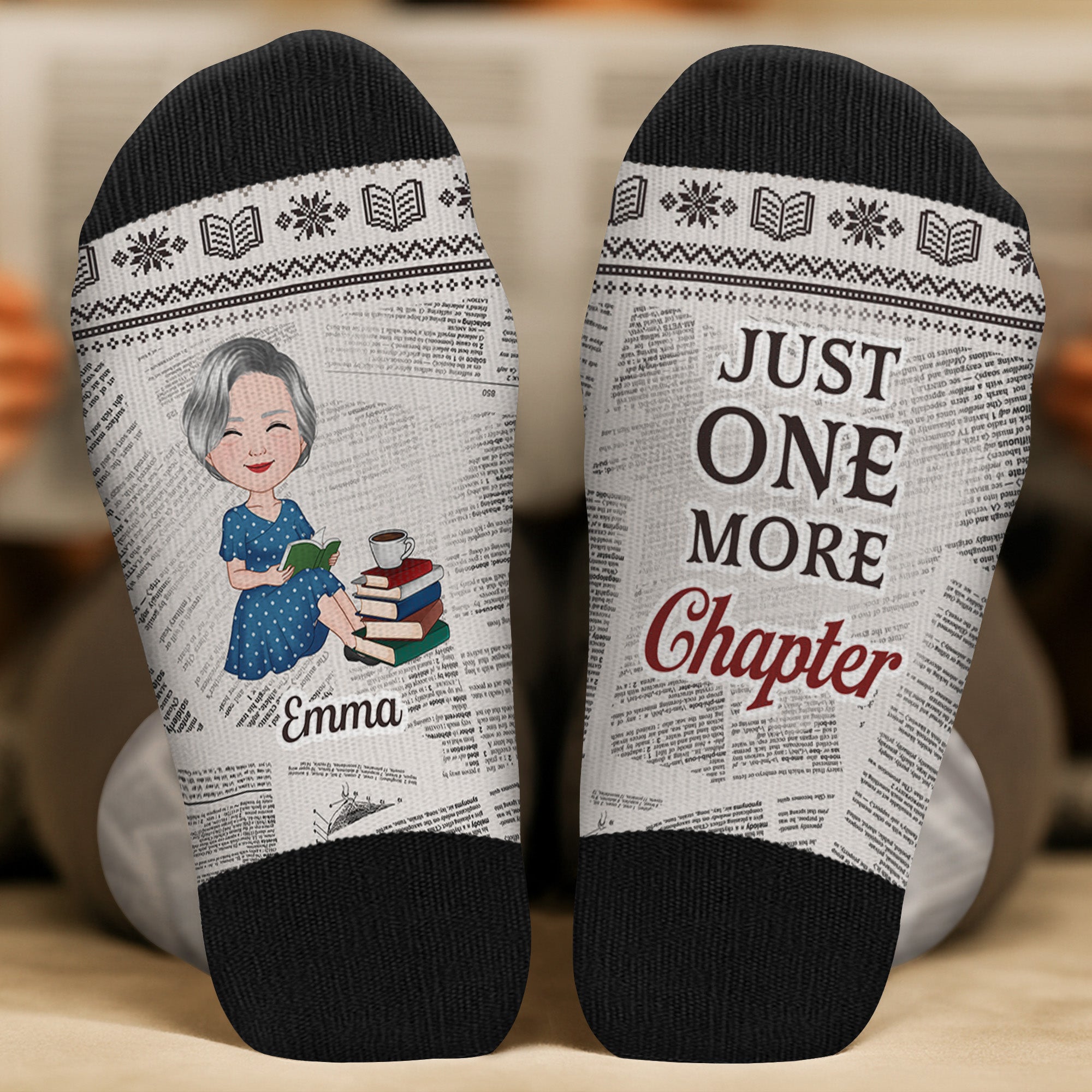 6646JUS2 book lover socks personalized gifts for book lovers women 6646JKQ5A