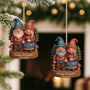 6647OUS1 3d printing effect 1 layered wooden gnome ornament custom couples christmas gifts 6647OKLMG_2