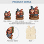 6647OUS1 3d printing effect 1 layered wooden gnome ornament custom couples christmas gifts 6647OKLMG_3